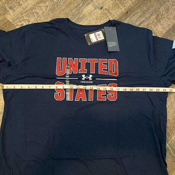 Under Armour Freedom United States Tee- Size XXL Tall - Picture 8 of 9